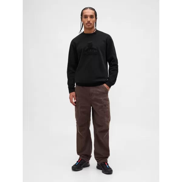  Pánska mikina GAP BRANNAN SWEATSHIRT 853549-02 TRUE BLACK 
