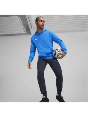 Pánska mikina PUMA TEAMGOAL CASUALS HOODY 658618_02 IGNITE BLUE/ ZAPÁLIŤ MODRÁ/PUMA BIELA