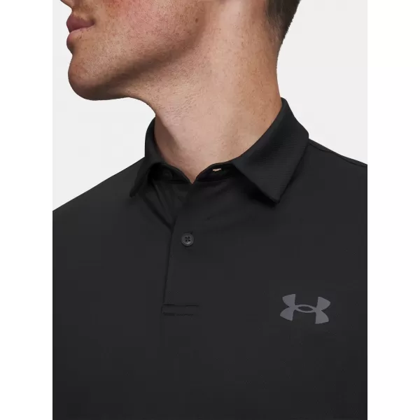  Pánske tričko UNDER ARMOUR MATCHPLAY POLO 6009799-001 ČIERNA 