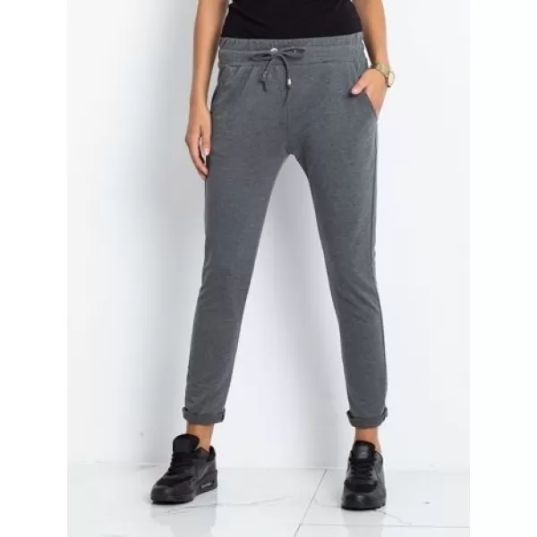  Dámske tepláky BASIC FEEL GOOD RV-DR-3698.09X DARK GREY 