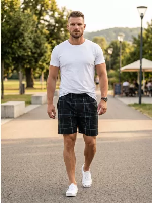 Pánske šortky SAM 73 MS 712 ČIERNA