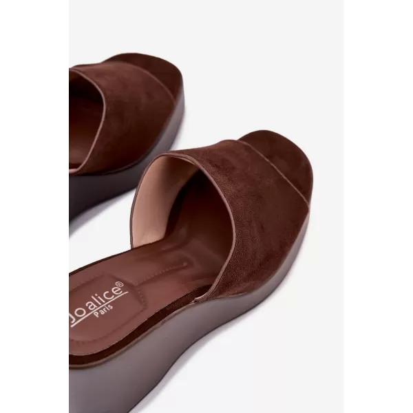  Dámske šľapky BOTO RAVELIA 41349 BROWN 