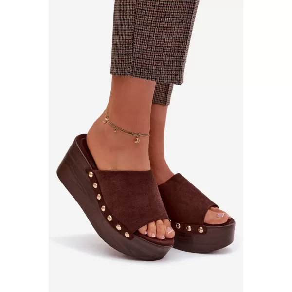 Dámske sandále BOTO HELIVINA 41630 BROWN 