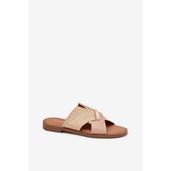  Dámske šľapky VINCEZA 17385 BEIGE 