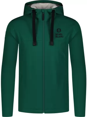 Pánska softshellová mikina NORDBLANC CANOPY NBSSM8340 ZELENÁ