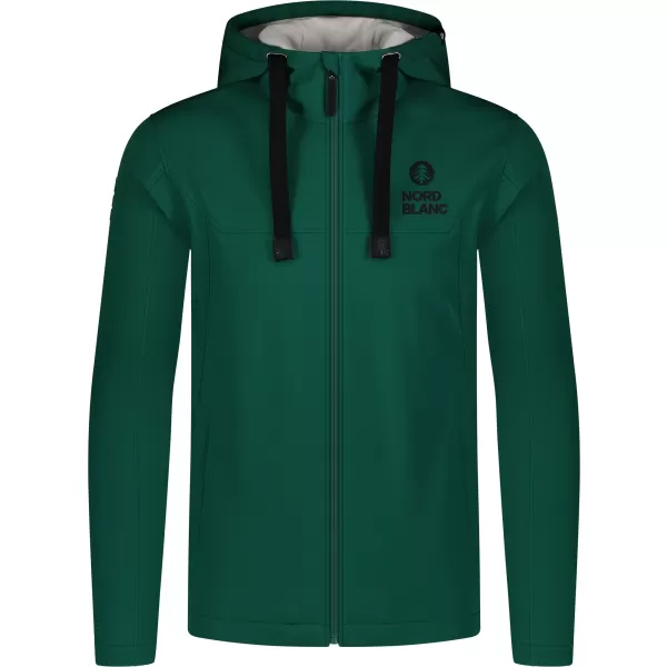  Pánska softshellová mikina NORDBLANC CANOPY NBSSM8340 ZELENÁ 