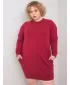 Dámske šaty BASIC FEEL GOOD RV-SK-6296.99 BURGUNDY
