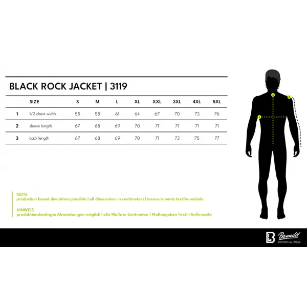  Pánska bunda BRANDIT 3119 BLACK 