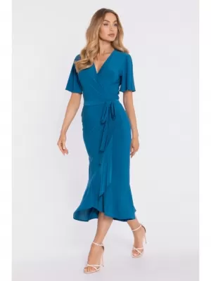 Dámske šaty MOE M912 OCEAN BLUE