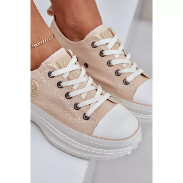  Dámske tenisky BIG STAR NN274127 BEIGE Big Star Shoes 