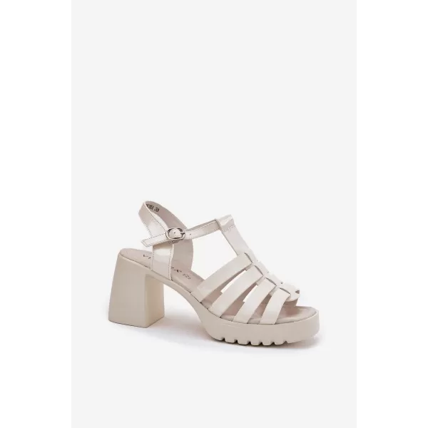  Dámske sandále VINCEZA 66621 BEIGE 