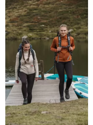 Dámska mikina powerfleece NORDBLANC SEDGE NBWFL8291 HNEDÁ