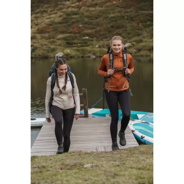  Dámska mikina powerfleece NORDBLANC SEDGE NBWFL8291 HNEDÁ 
