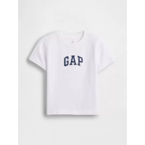  Detské tričko GAP ORIGINAL LOGO TEE 779644-04 OPTIC WHITE 