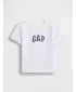Detské tričko GAP ORIGINAL LOGO TEE 779644-04 OPTIC WHITE