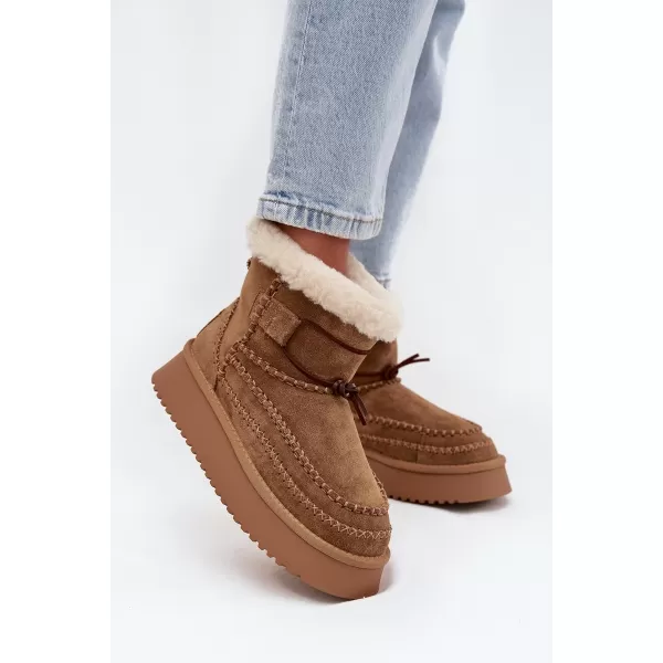  Dámske topánky BIG STAR SS274373 BROWN/BEIGE Big Star Shoes 