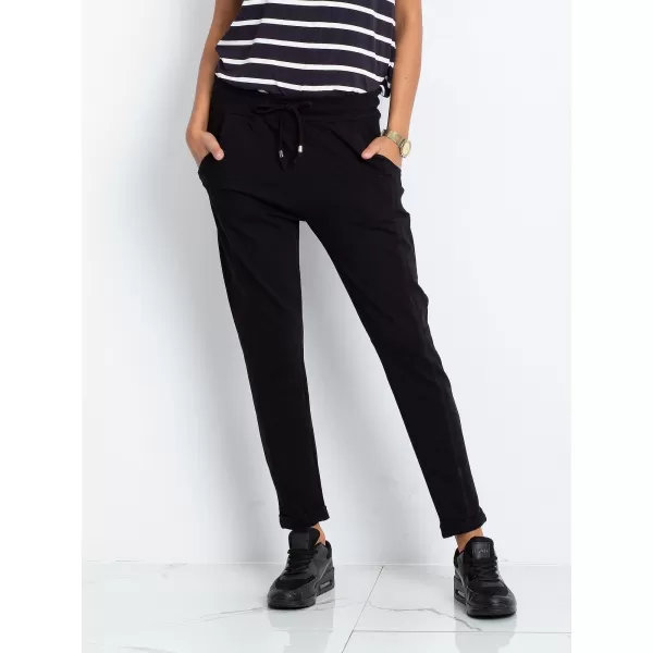  Dámske tepláky BASIC FEEL GOOD RV-DR-3589.09X NOIRE 