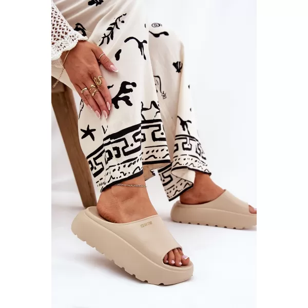  Dámske šľapky BIG STAR RR274A569 BEIGE Big Star Shoes 