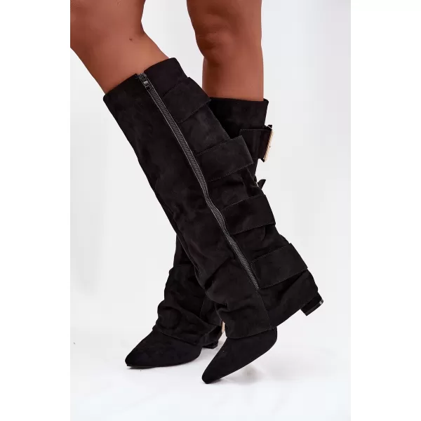  Dámske čižmy BOTO ISAVELLE 39162 BLACK 