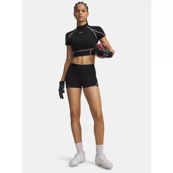  Dámske kraťasy UNDER ARMOUR HEATGEAR ELITE SHORTY 6015371-008 ČIERNA 