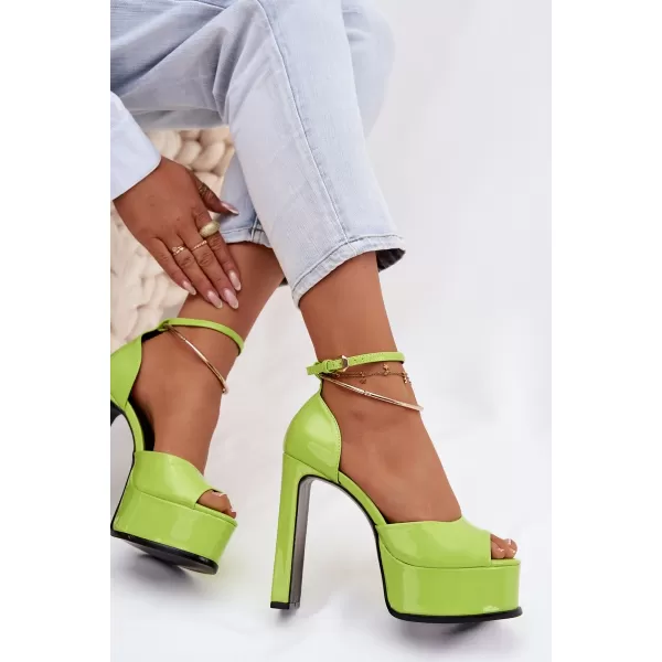  Dámske sandále BOTO HORVIA 41550 LIGHT GREEN 