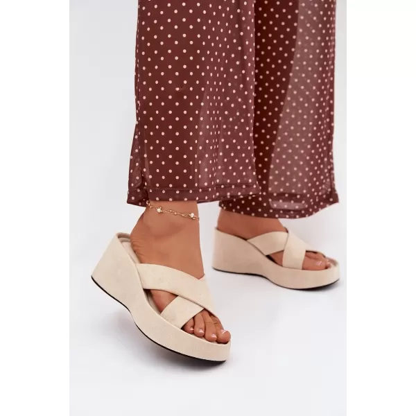  Dámske šľapky BOTO CALORINE 41357 BEIGE 