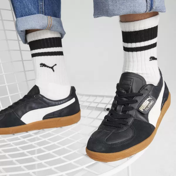  Čižmy PUMA PALERMO LTH 396464_03 PUMA ČIERNA/PERIE ŠEDÁ/GUMA 