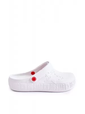 Pánske šľapky BIG STAR II175003 WHITE Big Star Shoes