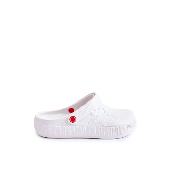  Pánske šľapky BIG STAR II175003 WHITE Big Star Shoes 