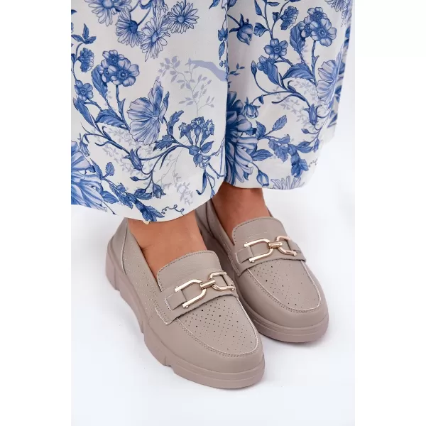  Dámske mokasíny VINCEZA 88007 BEIGE 