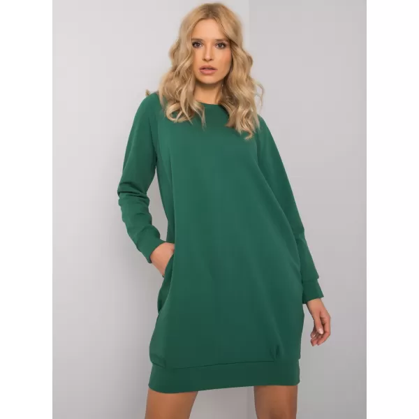  Dámske šaty BASIC FEEL GOOD RV-TU-5184.93P DARK GREEN 