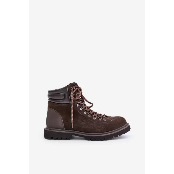  Pánske topánky BIG STAR OO174644 BROWN/BEIGE Big Star Shoes 