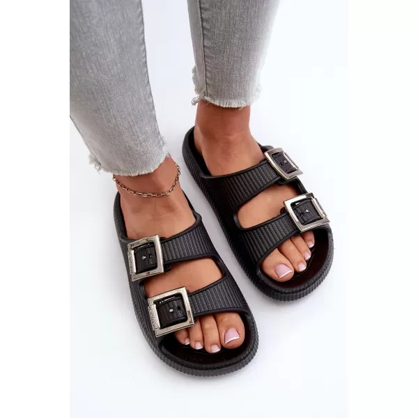  Dámske šľapky ZAXY LL285088 BLACK 