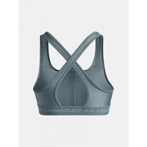  Dámska podprsenka UNDER ARMOUR CROSSBACK MID BRA 1361034-587 MODRÁ 
