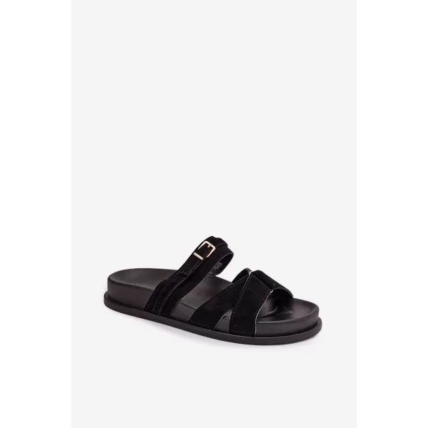  Dámske šľapky BOTO SELORINA 41592 BLACK 