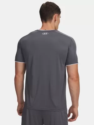 Pánske tričko UNDER ARMOUR M CHALLENGER TRAIN SS 6009875-025 ŠEDÁ