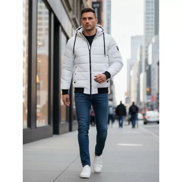  Pánska bunda DSTREET TX5096 BIELA 