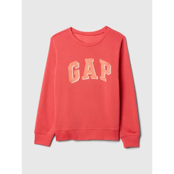  Dámska mikina GAP LOGO CREWNECK SWEATSHIRT 744529-02 WATERMELON ICE 