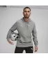 Pánska mikina PUMA TEAMGOAL CASUALS HOODY 658618_33 STREDNE ŠEDÁ VRES/BIELA