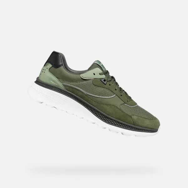  Pánske tenisky GEOX SPHERICA ACTIF X1 G014566 KHAKI 