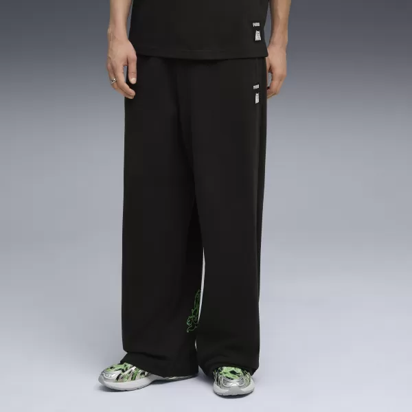  Pánske nohavice PUMA X RIPNDIP SWEATPANTS 632416-01 PUMA ČIERNA 