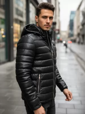 Pánska bunda DSTREET TX5116 ČIERNA