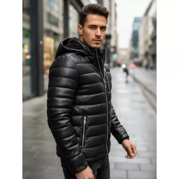  Pánska bunda DSTREET TX5116 ČIERNA 