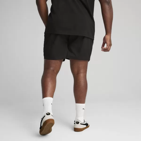  Pánske kraťasy PUMA ESS WOVEN SHORTS 682602_01 PUMA BLACK 