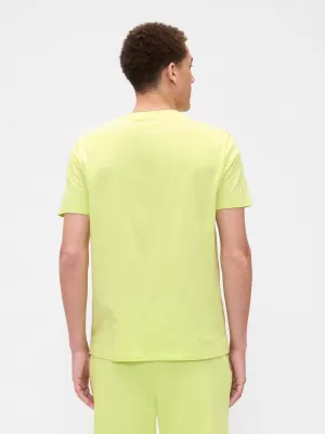 Pánske tričko GAP EVERYDAY BASIC LOGO TEE 856659-31 SUPERLIME