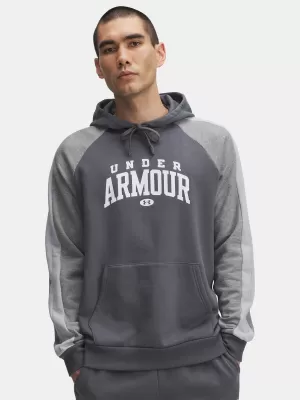 Pánska mikina UNDER ARMOUR UA RIVAL FLC CB HOOD 6003958-025 SIVÁ
