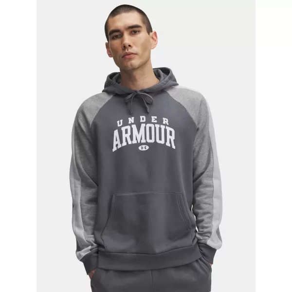 Pánska mikina UNDER ARMOUR UA RIVAL FLC CB HOOD 6003958-025 SIVÁ 