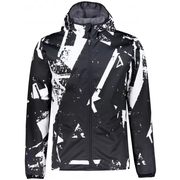  Pánska softshellová bunda premium ALTISPORT VOJ/ALM079JACK01 ČIERNOBIELA 