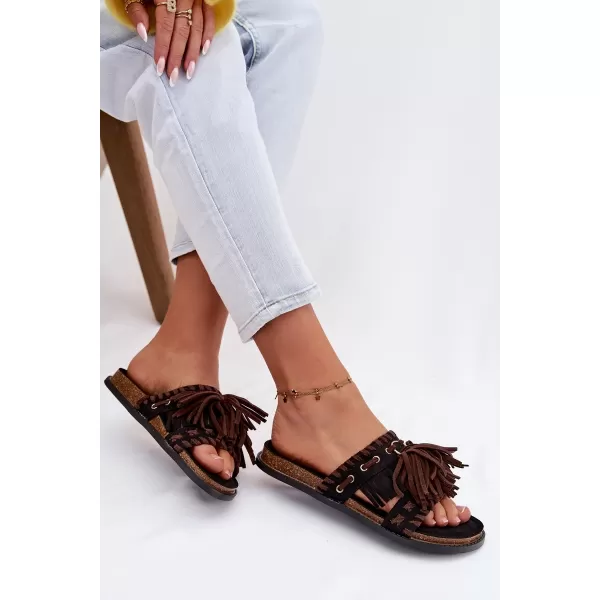  Dámske šľapky BOTO GLORINNA 41497 BLACK 