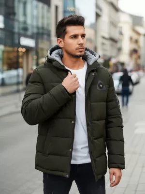 Pánska bunda DSTREET TX5092 ZELENÁ